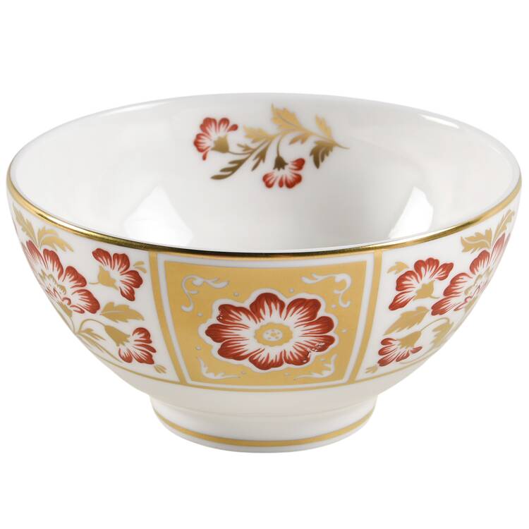 Derby Panel Red Rice Bowl