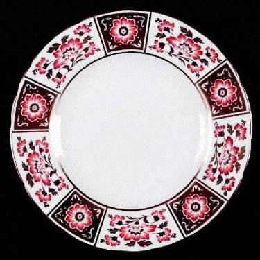 Derby Panel Red Salad Plate