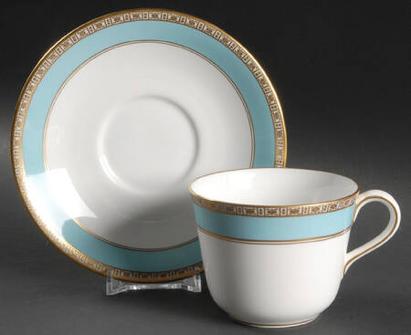 Fifth Avenue Flat Cup & Saucer Set