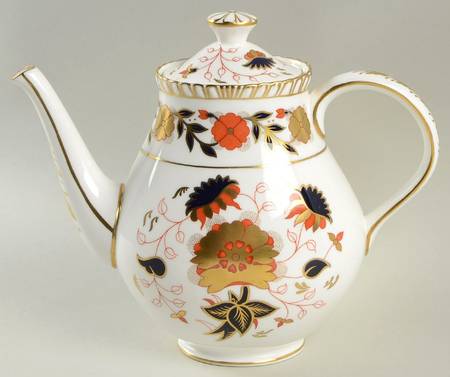 Gadroon Rose Coffee Pot & Lid