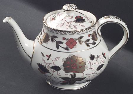 Gadroon Rose Teapot & Lid