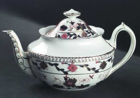 Gadroon Rose Teapot & Lid