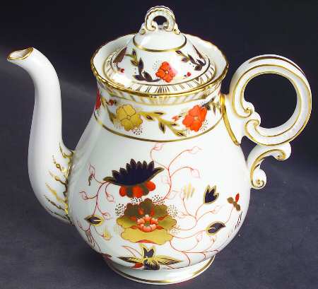 Gadroon Rose Coffee Pot & Lid
