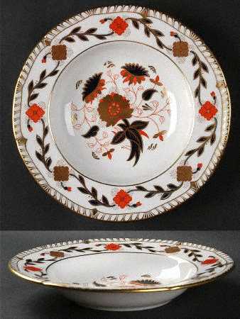Gadroon Rose Rim Soup Bowl