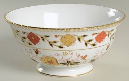 Gadroon Rose 9" Salad Serving Bowl