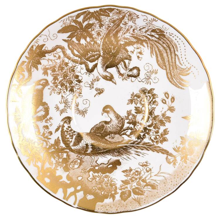 Gold Aves Saucer for Cream Soup Bowl