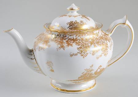 Gold Aves Teapot & Lid