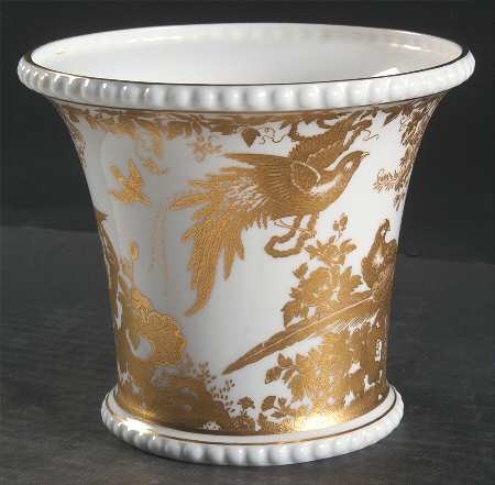 Gold Aves Small Cachepot