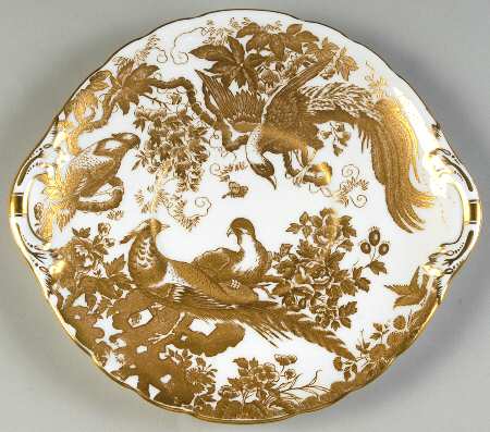 Gold Aves Underplate for Sauce Boat