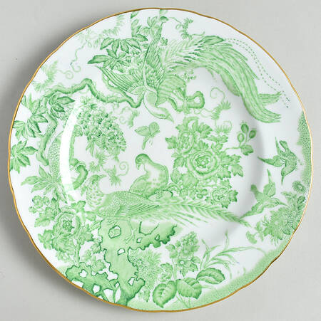 Green Aves Luncheon Plate