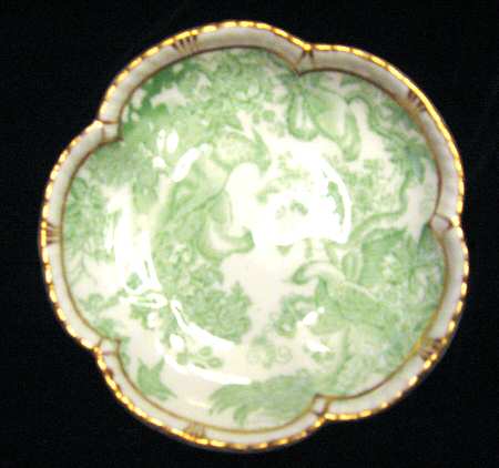 Green Aves Tudor Rose Tray