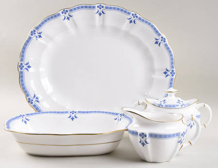 Grenville (Gold Trim) 5 Piece Hostess Set by Royal Crown Derby