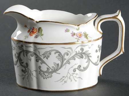 Grey Scroll Creamer