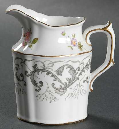 Grey Scroll Creamer
