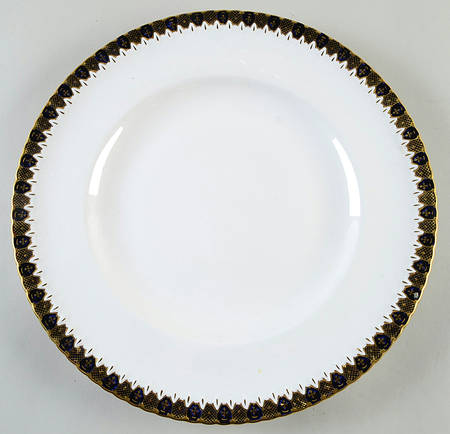 Heraldic Cobalt Blue 14" Chop Plate (Round Platter)