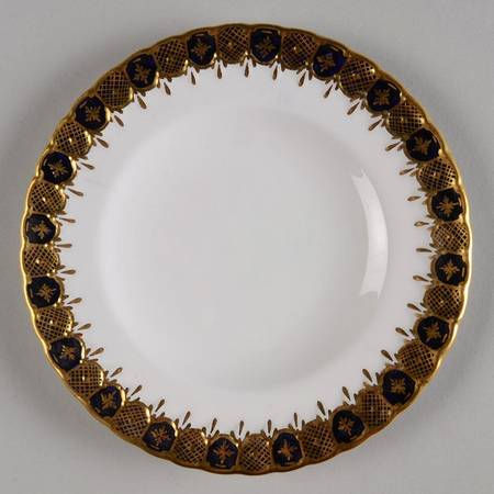 Heraldic Cobalt Blue Bread & Butter Plate