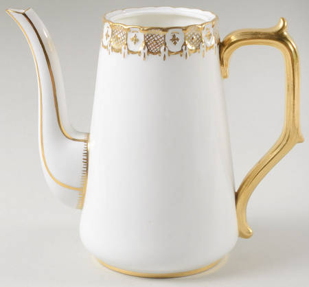 Heraldic Gold Mini Coffee Pot No Lid
