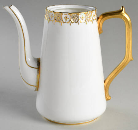 Heraldic Gold Coffee Pot No Lid