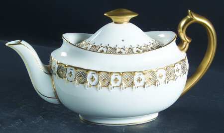 Heraldic Gold Mini Teapot & Lid