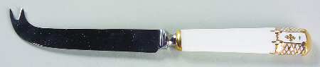 Heraldic Gold Cheese Knife with Stainless Blade