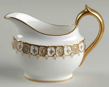Heraldic Gold Creamer