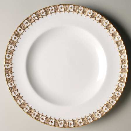 Heraldic Gold 12" Chop Plate (Round Platter)