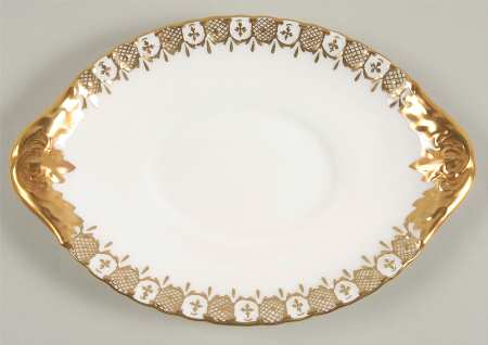 Heraldic Gold Underplate for Gravy Boat
