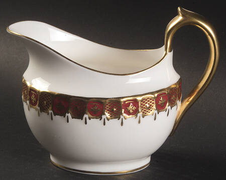 Heraldic Maroon Creamer