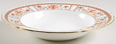Honeysuckle Rim Soup Bowl