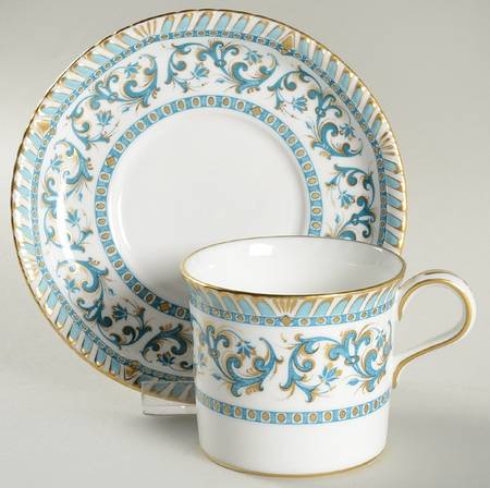 Imperia Flat Demitasse Cup & Saucer Set
