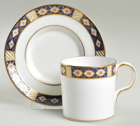 Kedleston Flat Demitasse Cup & Saucer Set