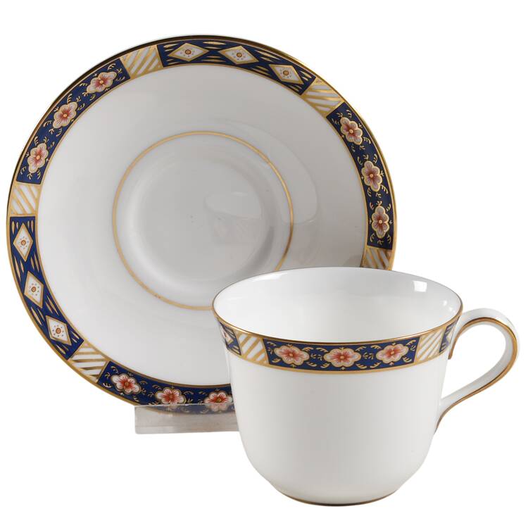 Kedleston Flat Cup & Saucer Set