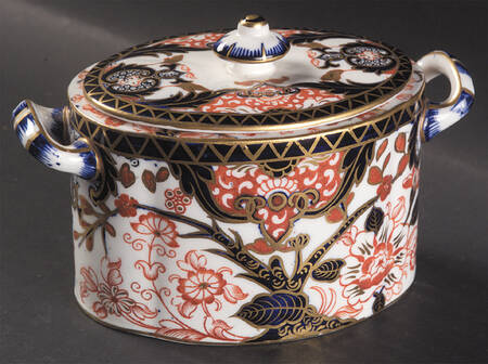 Kings (Newer Backstamp) Sugar Bowl & Lid
