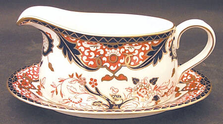 Kings (Newer Backstamp) Gravy Boat & Underplate/Relish