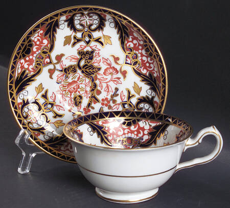 Kings (Newer Backstamp) Footed Cup & Saucer Set