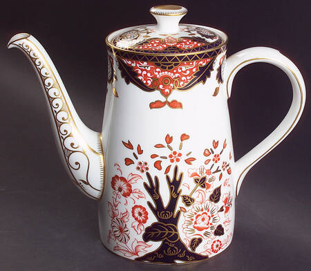 Kings (Newer Backstamp) Coffee Pot & Lid