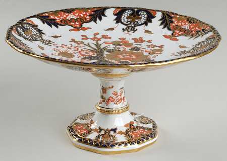 Kings (Newer Backstamp) Round Compote (Height X Width)