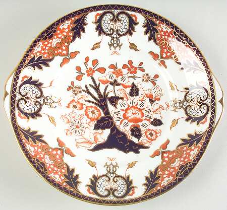 Kings (Newer Backstamp) Handled Cake/Pastry Plate