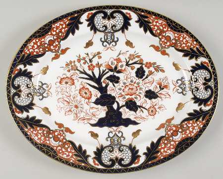 Kings (Newer Backstamp) 14" Oval Serving Platter
