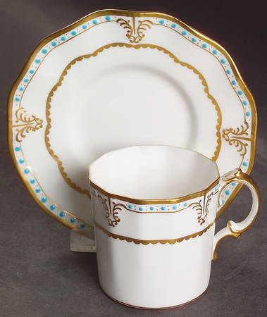 Lombardy Flat Demitasse Cup & Saucer Set
