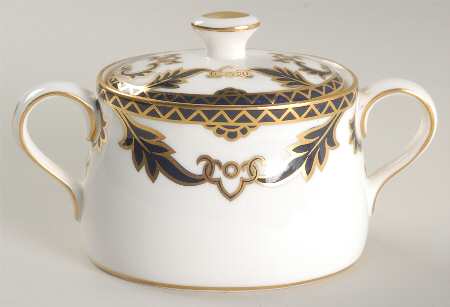 Majesty Cobalt Blue Sugar Bowl & Lid