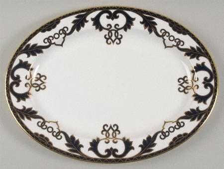 Majesty Cobalt Blue 16" Oval Serving Platter
