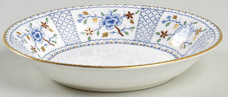 Mandarin Blue Fruit/Dessert (Sauce) Bowl