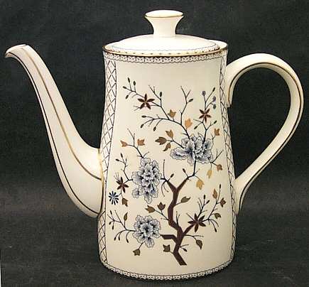 Mandarin Blue Coffee Pot & Lid