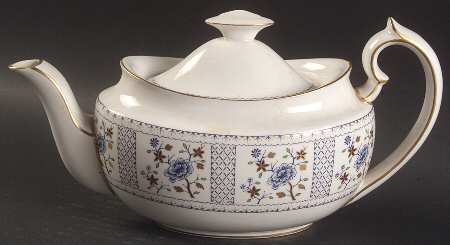 Mandarin Blue Mini Teapot & Lid