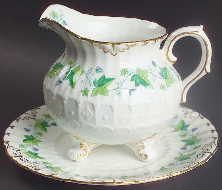Medway (Burford) Open Sauce Boat & Underplate
