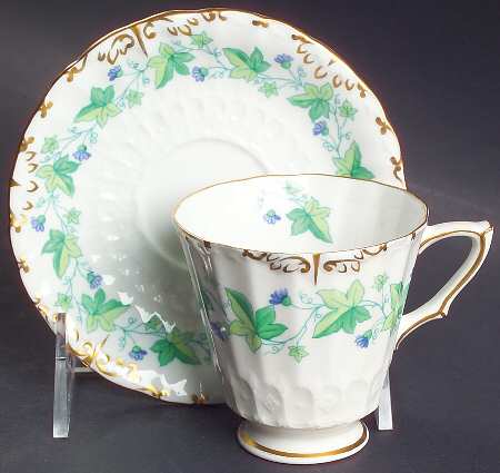 Medway (Burford) Footed Demitasse Cup & Saucer Set