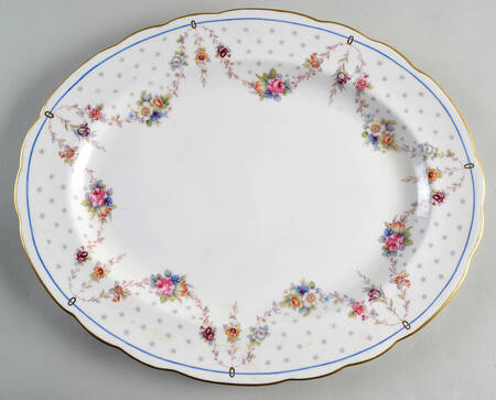 Melrose 15" Oval Serving Platter by Royal Crown Derby