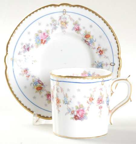 Melrose Flat Demitasse Cup & Saucer Set