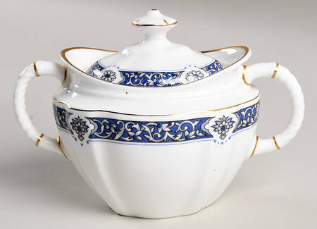Milldale (Gold) Sugar Bowl & Lid
